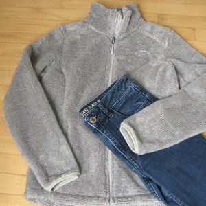 North Face grey osito 2 fleece jacket